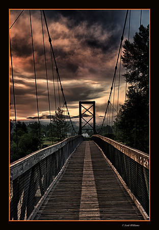 Sunrise at Tolt River Bridge